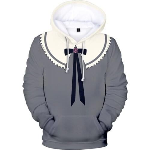 Hot 3D Printed WONDER EGG PRIORITY Hoodies Men Sweatshirts Women Autumn Anime Cosplay Outfits Casual Boys Girls Gray Pullovers