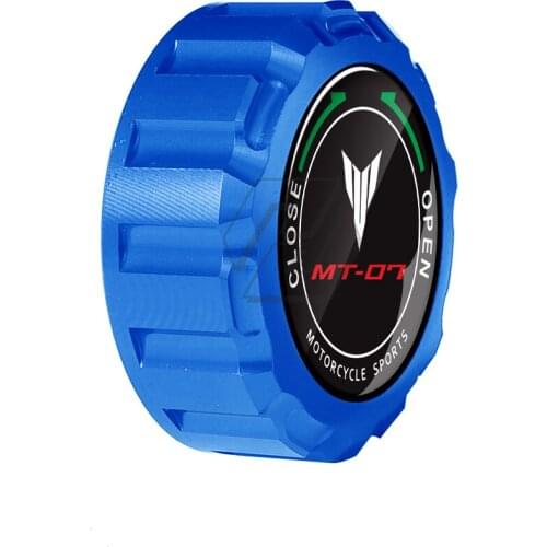 CNC Motorcycle Rear Brake Reservoir Cap Case for Yamaha MT07 MT-07 FZ07 2014-2017