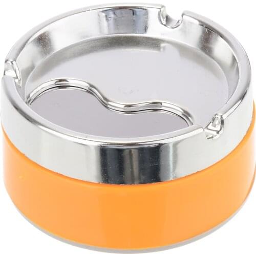 Cigarette Ashtray Detachable Lid Stainless Steel Cigarette Ashtray Smokers Desktop Smoking Ash Tray