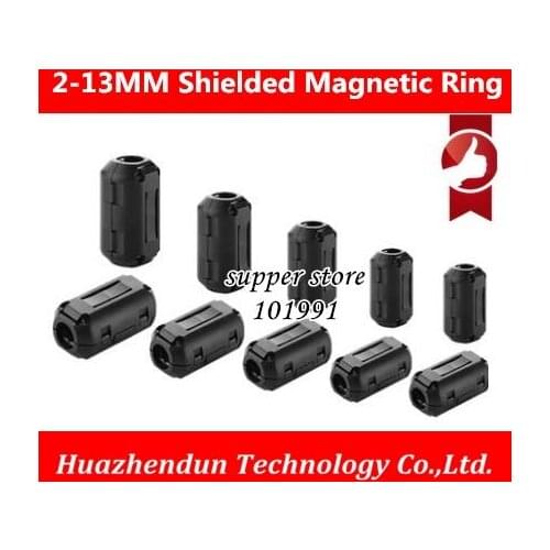20PCS Shielded Magnetic Ring Filtering anti-jamming Buckle type Magnetic core demagnetization filter Shielded Cover