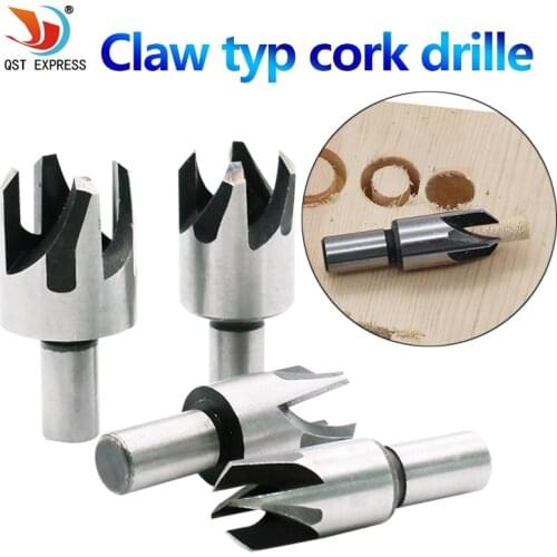 4 x Wood Plug Hole Cutter Cutting Dowel Maker Worktop Kitchen Shank Tools Tap carpenter Wood Working Model Maker Tools Carpentry