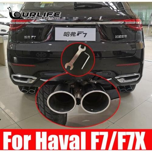 304 Stainless Steel Muffler Accessories for Great Wall Haval Hover F7 F7X 2018 2019 2020 2021 Accessories