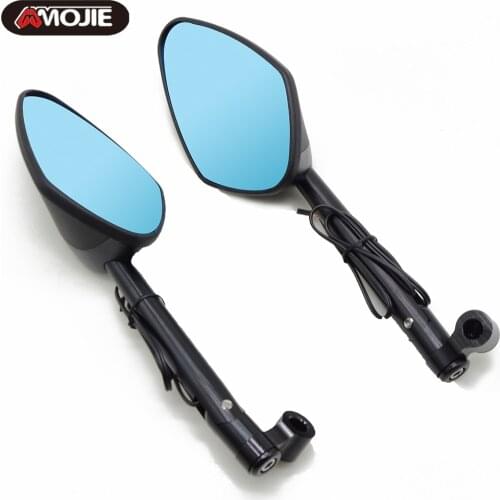 Aluminum Motorcycle Handlebar Rear View Mirrors Anti-glare Mirror for kawasaki Z900 Z1000 Z800 Z750 Z650 Z300 Z250 Z125 ER6N
