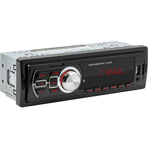 Car Radio Stereo 1Din Bluetooth FM Audio Head Unit Player MP3/USB/SD/AUX