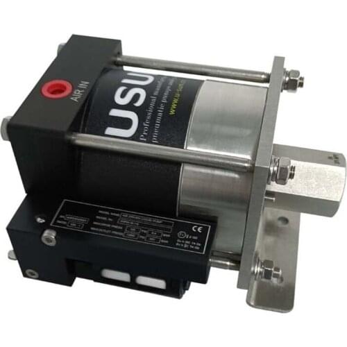 Free shipping Wellness Model : M12-S 3-10MPA Mini stainless steel end low high pressure air driven hydraulic testing pump