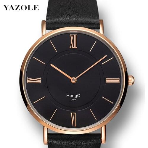 Mens Watch Simple Fashion Casual Man Wrist Watches Ultra-thin Leather Strap Waterproof Quartz Watch Watch for Men
