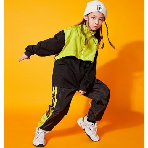 Kids Cools Hip Hop Clothing Sweatshirt Tops Sleeveless Vest Street Outfits Pants for Boys Girls Jazz Dance Costume Wear Clothes