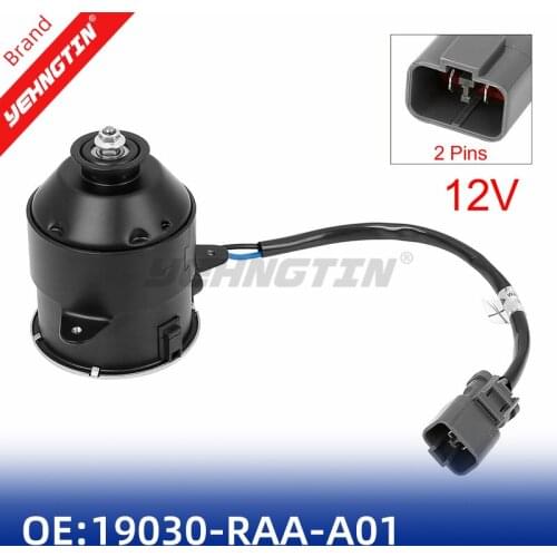 19030-RAA-A01 Replacement Radiator Cooling Fan Motor for Honda Accord 2003-2007/CRV 2007-2011/ ODYSSEY RB1 2005-2008