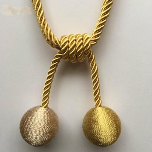 Europe Curtain Tassel Hanging Ball Tie Back Straps Holders Accessories Home Decoration