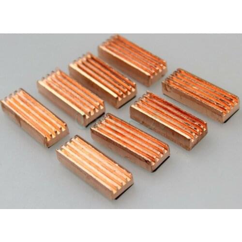 Gdstime 160 pieces Copper Heatsink PC DDR DDR DDR2 DDR3 RAM Memory Heat Sink Cooling Cooler MC-200