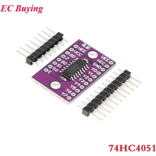 74HC4051 8 channel Analog Multiplexer Selector Module Multiplexers Distributor Resolver CJMCU-4051 For Arduino
