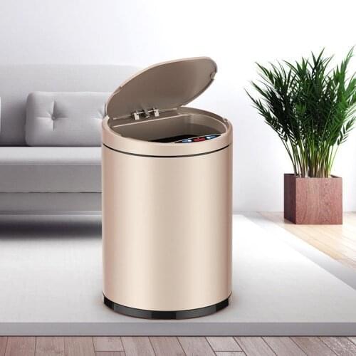 Trash bin Full-automatic Intelligent sensor Waste bins Stainless Steel Waterproof Anti-shock Garbage cans High quality Trash can