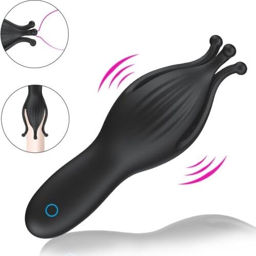 Penis Massage Vibrator Male USB Charging Waterproof Masturbator Vibrator Stimulate Penis Trainer Massager Adult Sex Toys for Men