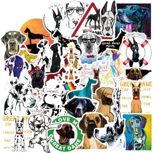 10/30/50 Great Dane American TV Series Pet Graffiti Stickers Luggage Laptop Guitar Waterproof Stickers Toy Ornaments Wholesale