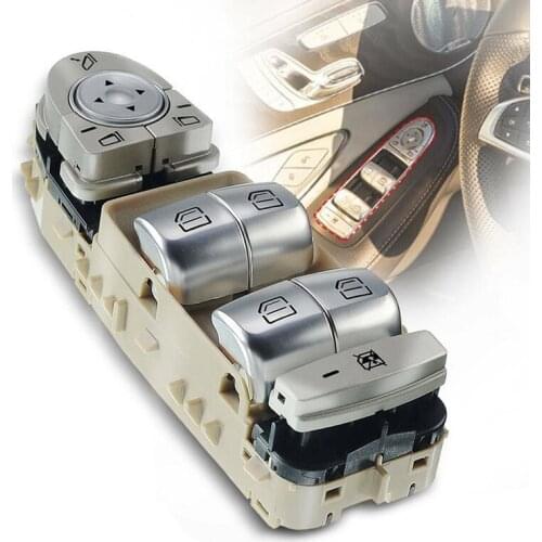 For Mercede-Benz C300 GLC300 GLC43 C43 C63 W205 S205 C253 2015-2018 Master Power Window Switch Front Left A2059056811