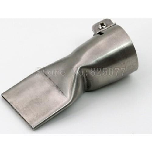 40MM Stainless Steel Welding Nozzle Flat Welding Tip For Hot Air Gun / Plastic Welding Torch HM197