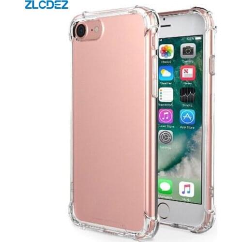 Shockproof Clear Case for iPhone 13 12 11 pro Max XR 8 X 7 6 Plus 5 Transparent Soft TPU Protection Phone Cases Back Cover