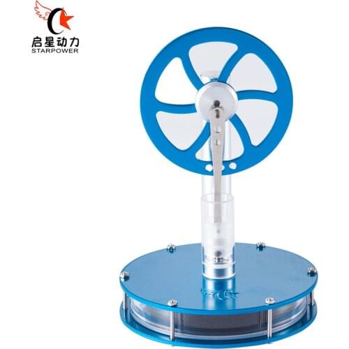 STARPOWER Low Temperature Stirling Engine Motor Model Steam Heat Experiment Educational Toy Fully Assembled Kids Gifts