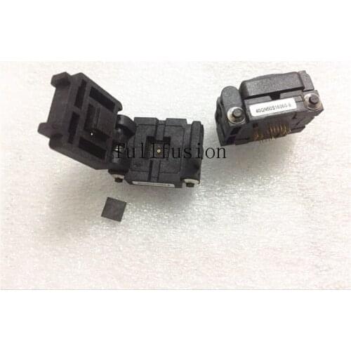 40QN50S16060 QFN40P IC Test Socket 0.5mm Pitch 6X6mm Burn in Socket