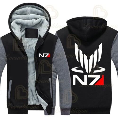 Sweatshirt Women 2020 Winter Warm N7 Thick Casual Tracksuit Unisex Sweatshirts Hooded Size M-5XL Jacket Hoodies