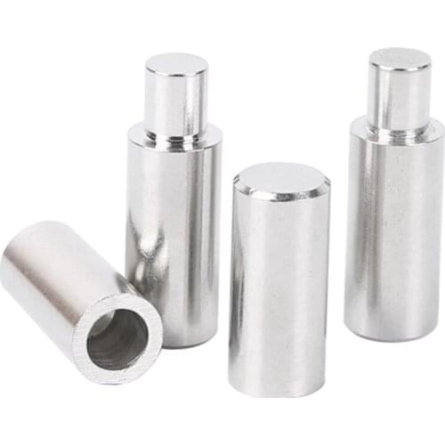 1pcs M40 stainless steel door shaft cylinder hinge detachable welding shaft 360 degree rotation upper and lower gate 120mm long