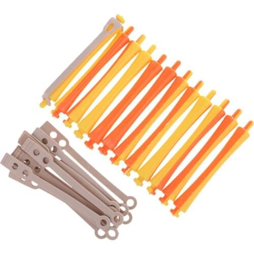 120Pcs Professional Hair Grip Curlers Rollers Perming Rods Hair Tools for Curling Hairdressing Hairstyle DIY Design Tool 1.6x9cm