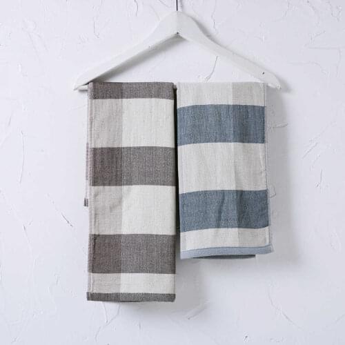 2pcs 100% Cotton Face Bathing Towel Fast Drying Travel Gym Camping Sports Soft Handchief Suitable Beach Towels Bathroom Home