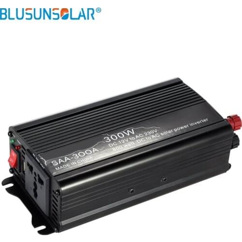 300W Car Power Inverters 12V 220Vac/230Vac Modified Sine Wave Inverter Charger Power Supply with USB Charger