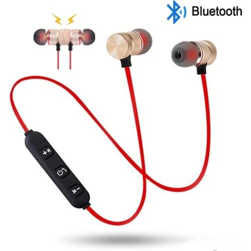 5.0 Wireless Bluetooth Earphone Fone de ouvido Neckband Stereo Headphones Mobile Sport Earbuds Headset With Mic For All Phone