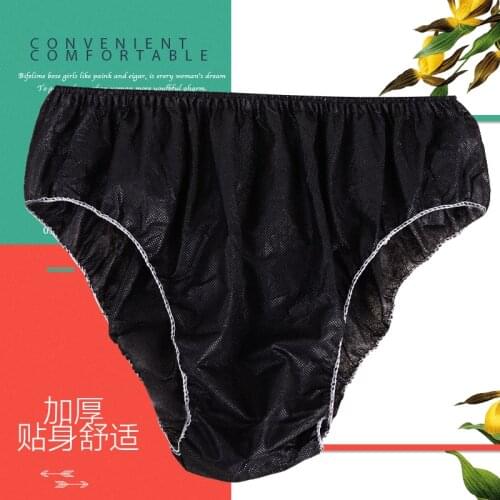50pcs Disposible Man/Women Non-woven panties Under wear Tool for Beauty Spa Sauna Free Gift for Hotel