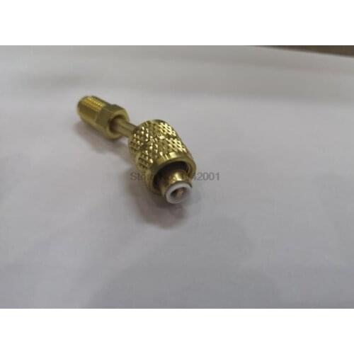 600pcs R410a Charging Vacuum Port Adapter Brass Converter for Mini Split System Air Conditioner hot