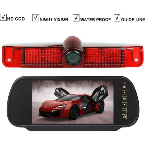 Car Brake Light Backup Camera For CHEVROLET EXPRESS VAN GMC SAVANA VAN CCD Reverse Rear View Auto Camera Parking LED 600TV Line