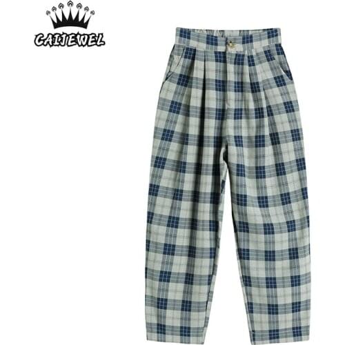 CAIJEWEL Women's Trousers Harem Pants