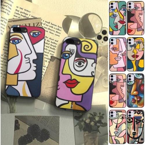 Picasso Abstract Art Painting Faces Phone Case Fundas Shell Cover For Samsung A51 A52 A71 A72 A80 A91 A20E A32 A31 A21 A11