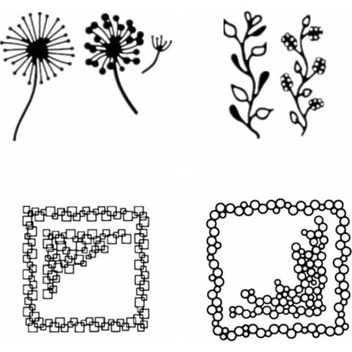 Flower Leaf Frame Metal Cutting Dies Stencils For DIY Scrapbooking Photo Album Decorative Embossing Paper Cards Craft Die Cut