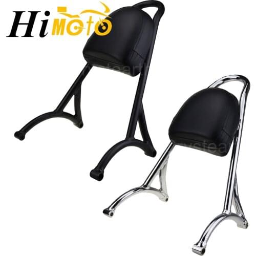 For Harley Sportster XL883 XL1200 2004-2016 2015 2014 2013 2012 Motorcycle Short Passenger Sissy Bar Backrest Cushion Pad Kit