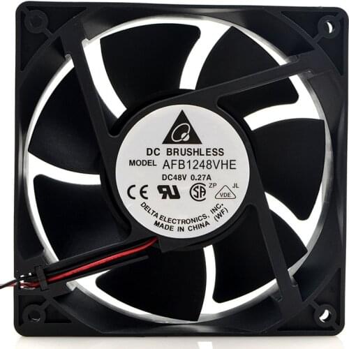 FOR Delta AFB1248VHE 12038 12cm 48V 0.27A 3 Line Double Ball Server cooling Fan