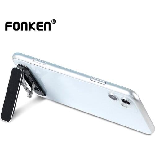 FONKEN Mini Phone Holder Foldable Desk Mount Stand Lazy Holder Smartphone Bracket Aluminum Alloy Holder Cellphone Accessories