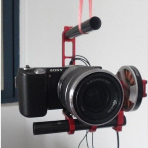 FPV Aluminium Brushless Motor Camera Mount Gimbal PTZ (without Motors) for 5N DSLR Camera Aerial Photography