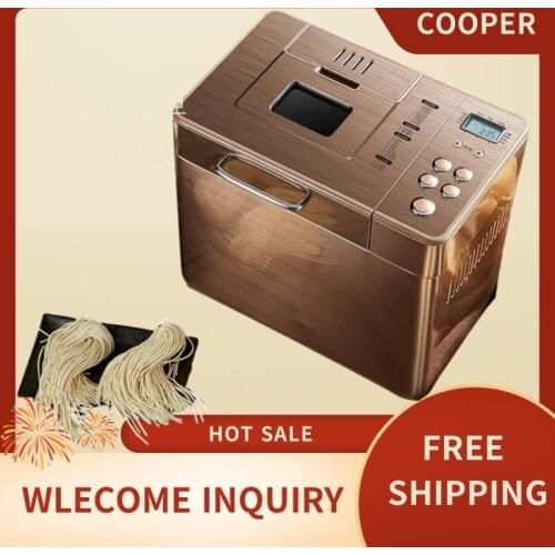 Stainless Steel Automatic Bread Maker 450W Programmable Bread Machine with 3 Loaf Sizes Fruit Nut Dispenser