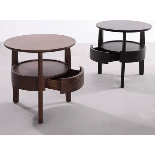 Creative coffee table simple living room small apartment round coffee table modern sofa side cabinet side table WF1127448