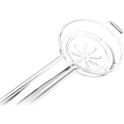 Kitchen Steamed Baking Tools Long Handle Transparent Plastic Egg Yolk Separator Egg Liquid Filter Isolator Egg White Extractor