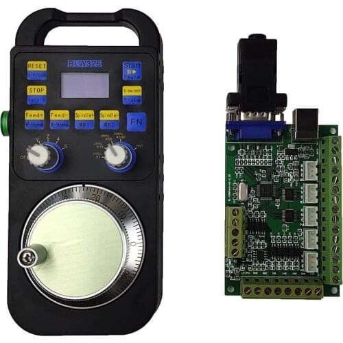 Hot! CNC MACH3 5-axis kit 5 Axis USB Interface Board CNC Motion Control Card+ Wireless electronic handwheel