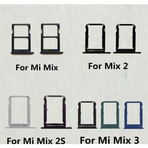 Sim Card Tray For Xiaomi Mi Mix 2 2S 3 Sim Card Holder For Mix Mix2 Mix2S Mix3