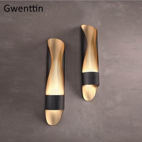 Nordic Black Iron Tupe Wall Light for Home Deco Wall Lamps Loft Decor Industrial Lamp Bathroom Bedroom Luminaire Mirror Lights