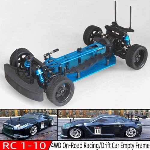 Chassis upgrade version 1/10 RC 4WD Model Car On-Road Drift Car Empty Frame Brushless version Unlimited HSP 94123