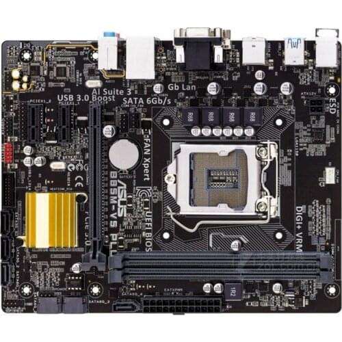 Original Asus B85M-V5 PLUS Desktop Motherboard B85 Socket LGA 1150 i7 i5 i3 DDR3 16G SATA3 Micro-ATX mainboard