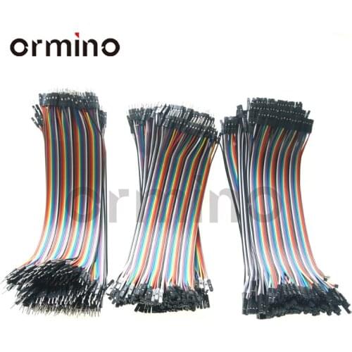 ORC 40Pcs Dupont Jumper Wire M-F/M-M/F-F 20cm Wire RC Drone Diy Servo Helicopter Quadcopter Diy Kit Dupont Jumper Cable