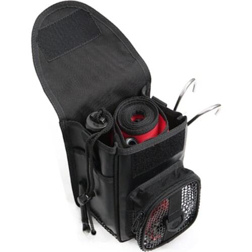 Scuba Diving Reel & SMB Mesh Bag Safety Marker Buoy Mesh Gear Bag Equipment Holder Carry Pouch