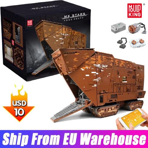Mould King MOC 13289 Star Toy Wars The Cavegod UCS Sandcrawler Destroyer Model Building Blocks Bricks Toys Kids Christmas Gifts